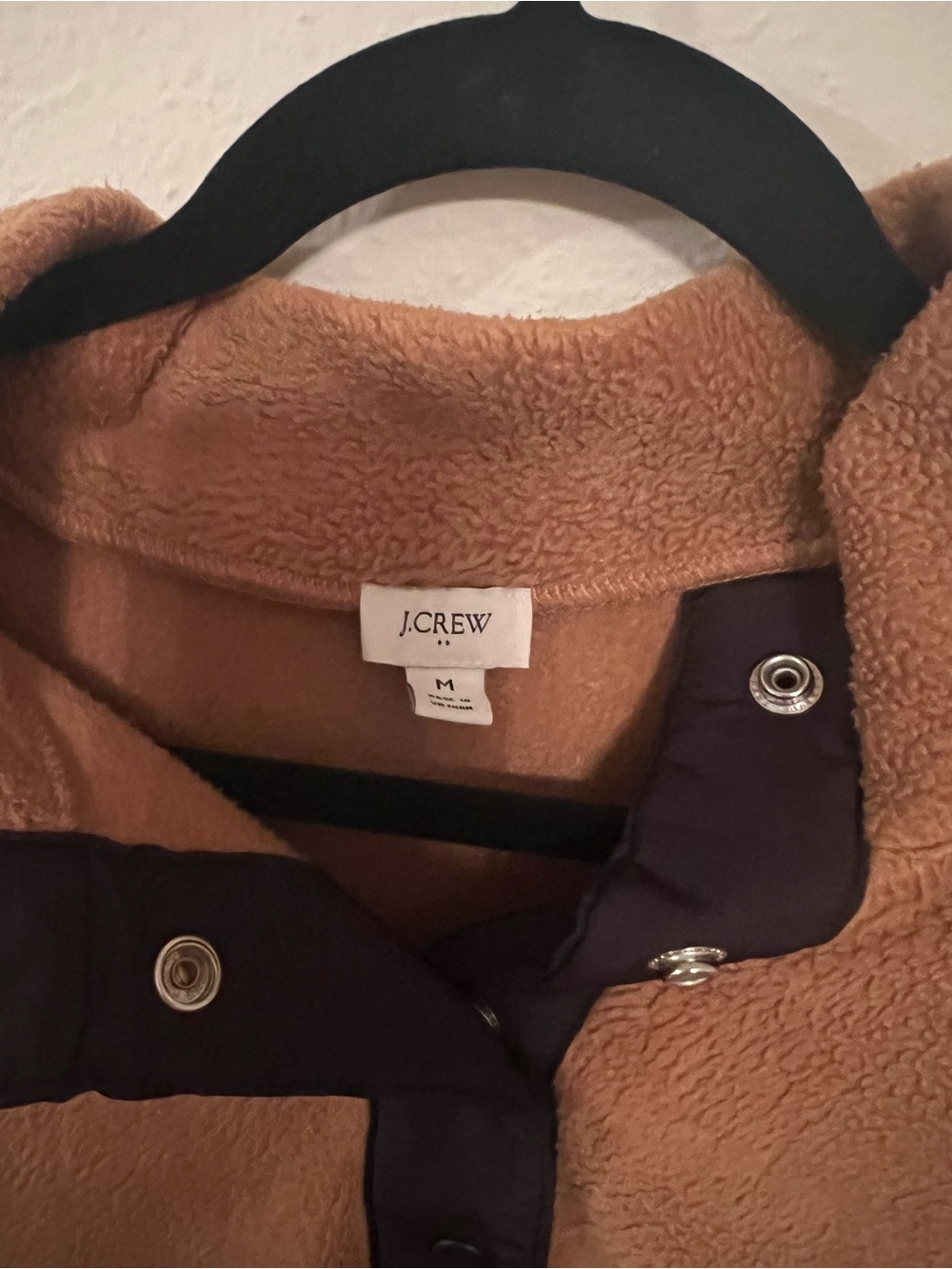 J. Crew Brown and Black Quilted Sweatshirt - Picture 2 of 3